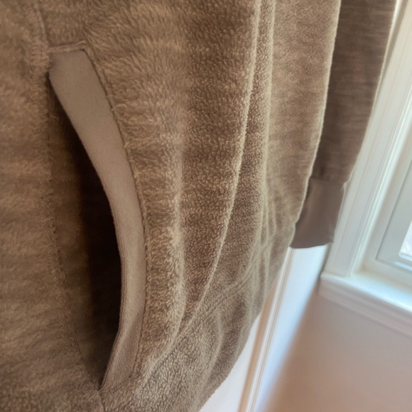 Old Navy 🩶 Active Fleece Funnel Pullover Gray Small Tall - Picture 6 of 8